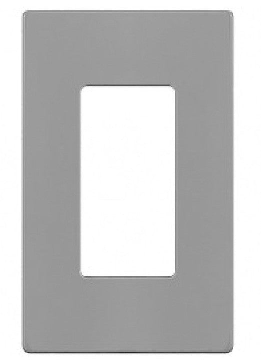 Enerlites Standard Snap In Screwless 1-Gang Decorator/GFCI Wall Plate Gy SI8831-GY