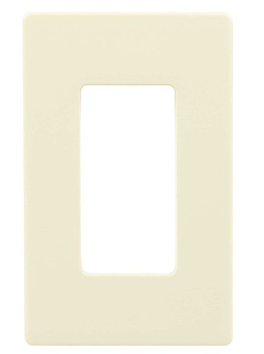 Enerlites Standard Snap In Screwless 1-Gang Decorator/GFCI Wall Plate Light Almond SI8831-LA