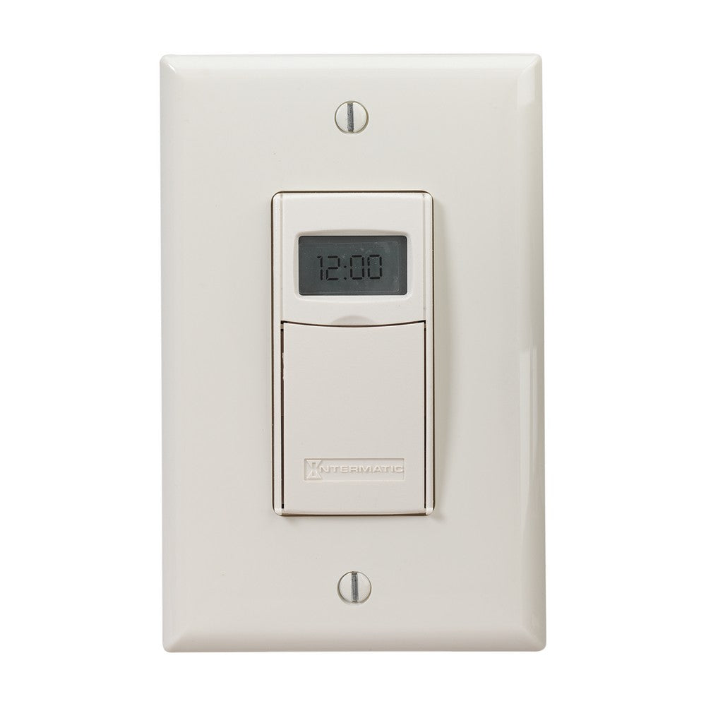 Intermatic 120-277 VAC 50/60 HZ Light Almond Electronic Countdown Timer EI400LAC