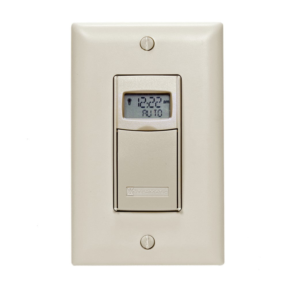 Intermatic 120-277 VAC 20A 7-Day Ivory Programmable Timer EI600C