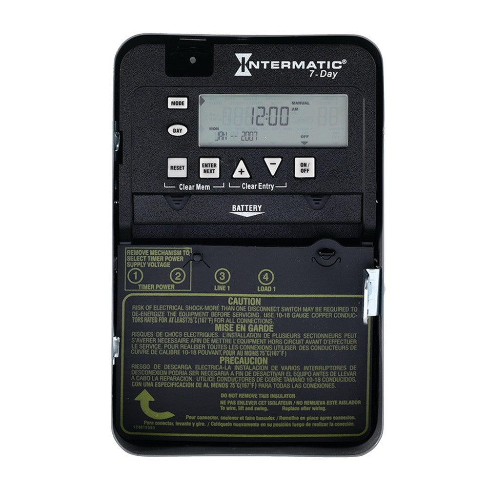 Intermatic 120-277 VAC 1-Circuit Indoor Electronic Control ET1705C