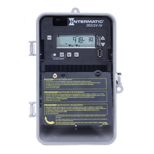Intermatic 120-277 VAC 2-Circuit Indoor/Outdoor Electronic Control ET2125CP