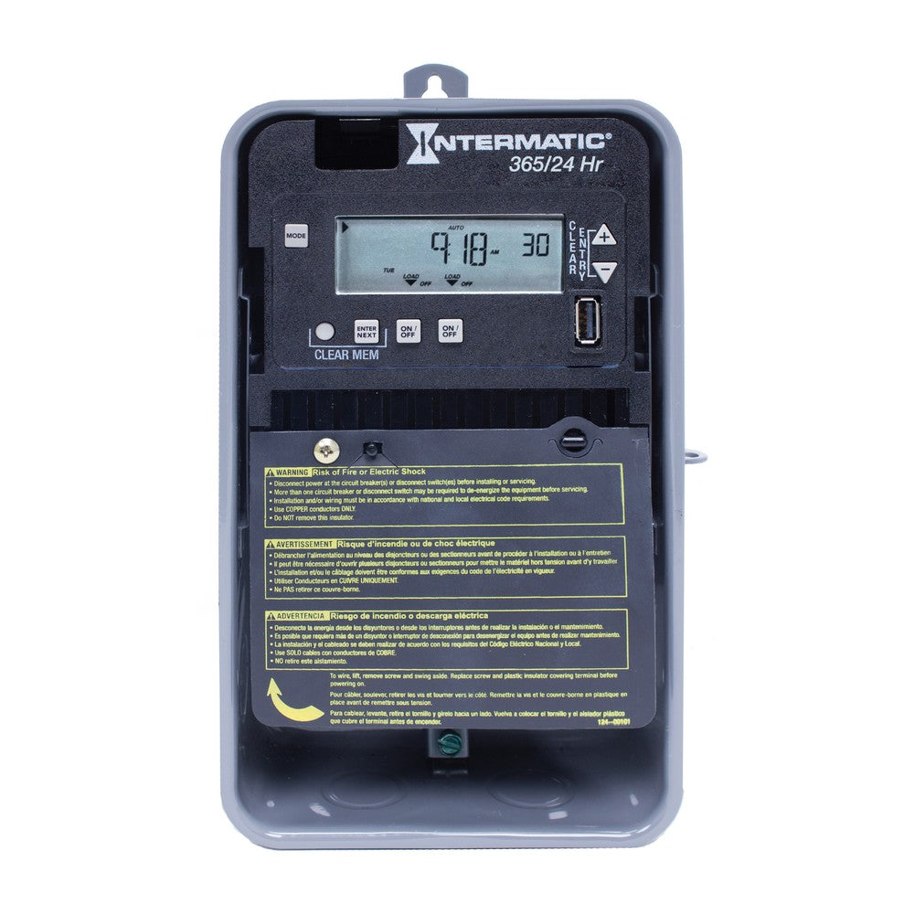 Intermatic 120-277 VAC 2-Circuit Outdoor Electronic Control ET2125CR
