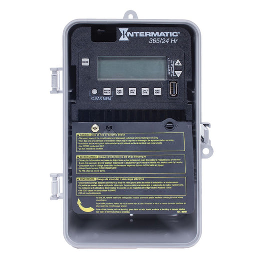 Intermatic 120-277 VAC 4-Circuit Indoor/Outdoor Electronic Control ET2145CP
