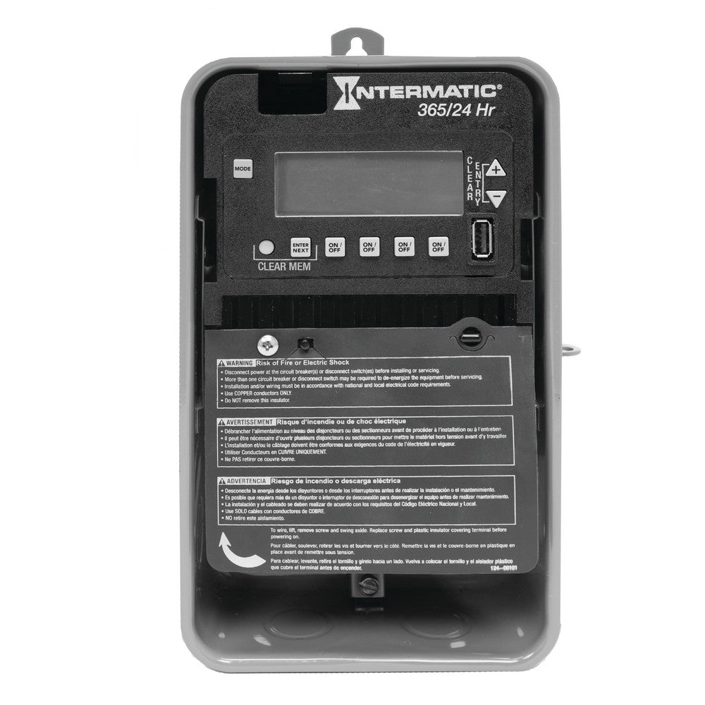 Intermatic 120-277 VAC 4-Circuit Outdoor Electronic Control ET2145CR