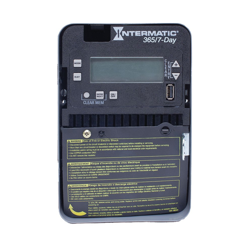 Intermatic 120-277 VAC 1-Circuit Indoor Electronic Control ET2705C