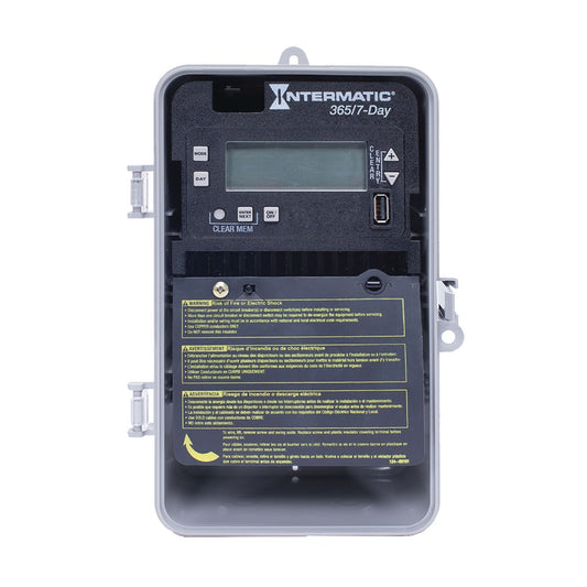 Intermatic 120-277 VAC 1-Circuit Indoor/Outdoor Electronic Control ET2715CP