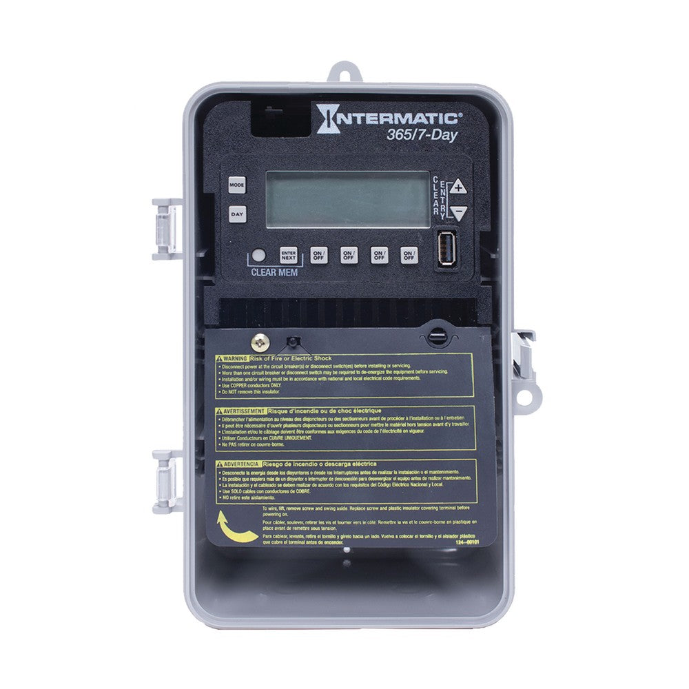 Intermatic 120-277 VAC 4-Circuit Indoor/Outdoor Electronic Control ET2745CP