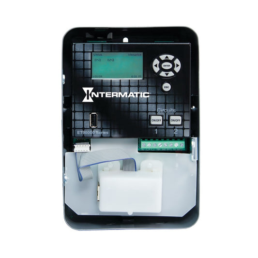 Intermatic 120-277 VAC 50/60 Hz 2-Circuit Indoor Astronomic Electronic Control ET90215CE