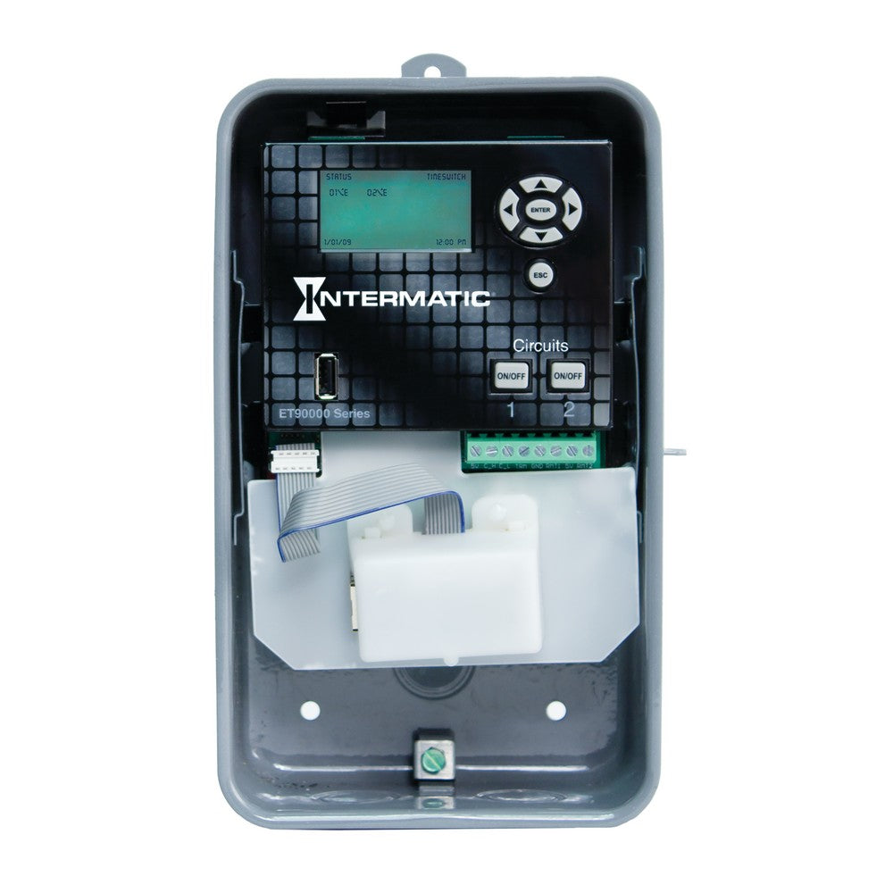 Intermatic 120-277 VAC 50/60 Hz 2-Circuit Outdoor Astronomic Electronic Control ET90215CRE