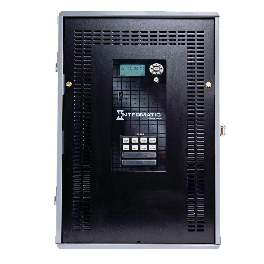 Intermatic 120-277 VAC 50/60 Hz 8-Circuit Outdoor Astronomic Electronic Control ET90815CR