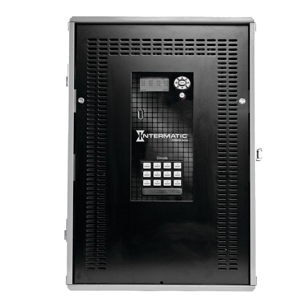 Intermatic 120-277 VAC 50/60 Hz 12-Circuit Outdoor Astronomic Electronic Control ET91215CR