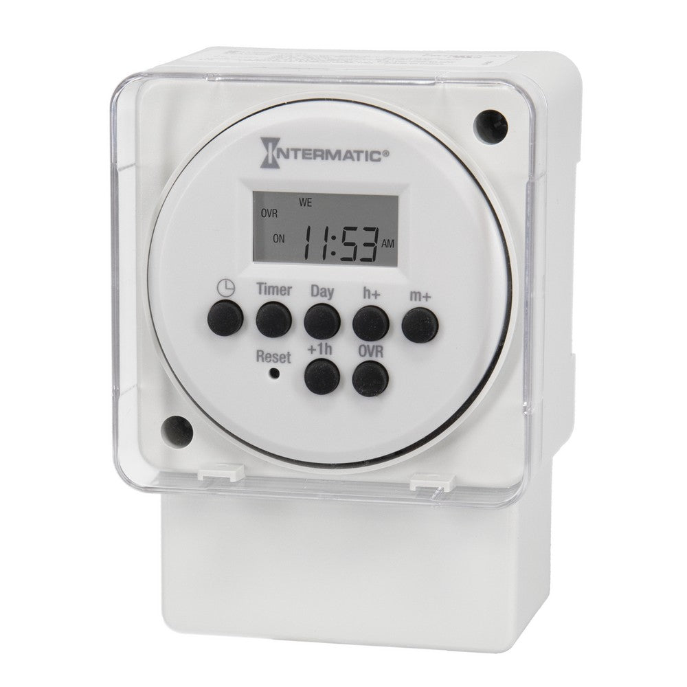 Intermatic 12/24V 16A 24-Hour 20 Setpoint Programs Electronic Surface/DIN Rail Timer Module FM1D20A-LV