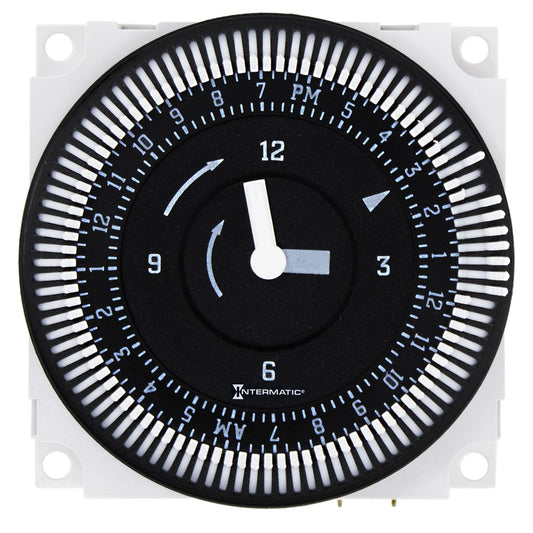 Intermatic 120V 21A 24-Hour Electromechanical Panel Mount Timer Module FM1QTUZ-120