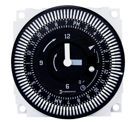 Intermatic 120V 21A 24-Hour Electromechanical Panel Mount Timer Module FM1QTUZH-120U