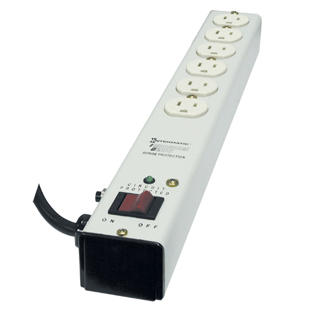 Intermatic 125 VAC White Point-of-Use Surge Protective Strip IG20B123