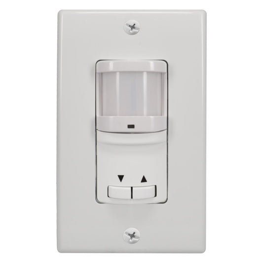 Intermatic 0-10 V White In-Wall Occupancy/Vacancy Sensor IOS-DOV-D-WH