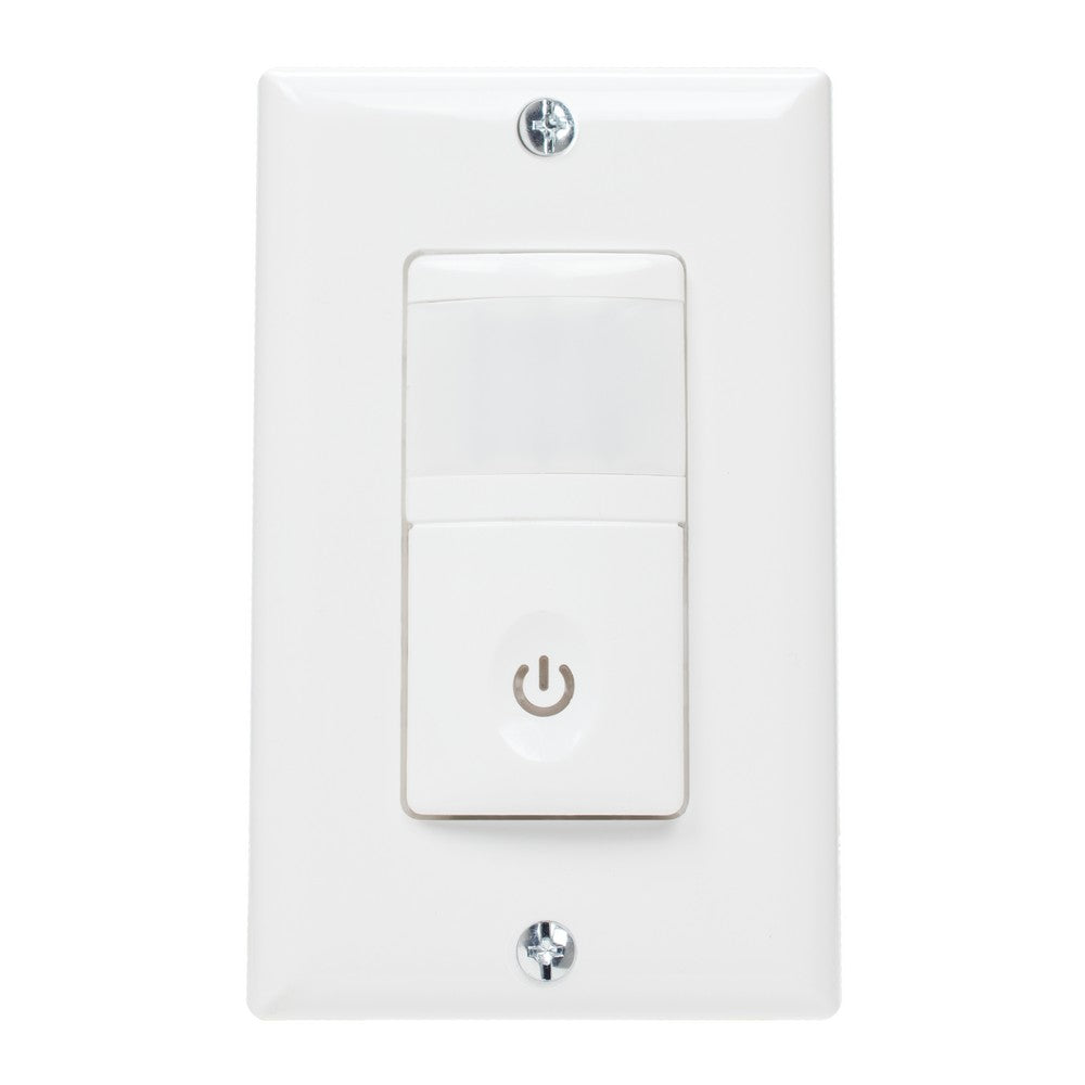 Intermatic Residential In-Wall PIR Vacancy Sensor, White IOS-DPBV-WH