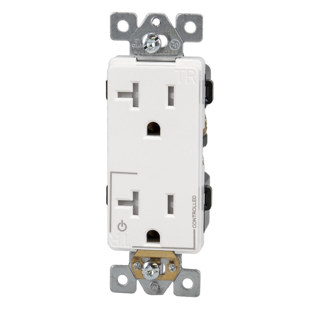 Intermatic Commercial Grade Decorator Plug Load Receptacle IOS-DPLR-WH