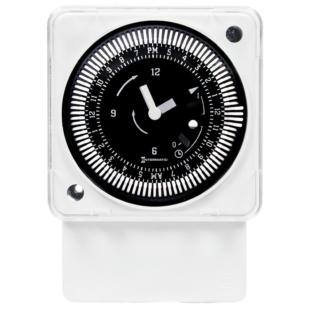 Intermatic 120V 21A 24-Hour Electromechanical Surface/DIN Rail Timer Module MIL72ASTUZH-120
