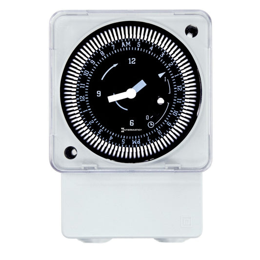 Intermatic 24V 21A 24-Hour Electromechanical Surface/DIN Rail Timer Module MIL72ASTUZH-24