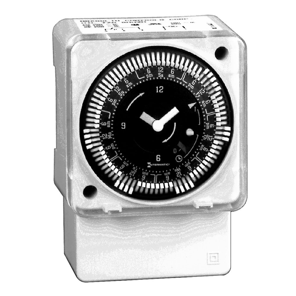 Intermatic 120V 21A 7-Day Electromechanical Surface/DIN Rail Timer Module MIL72ASWUZH-120