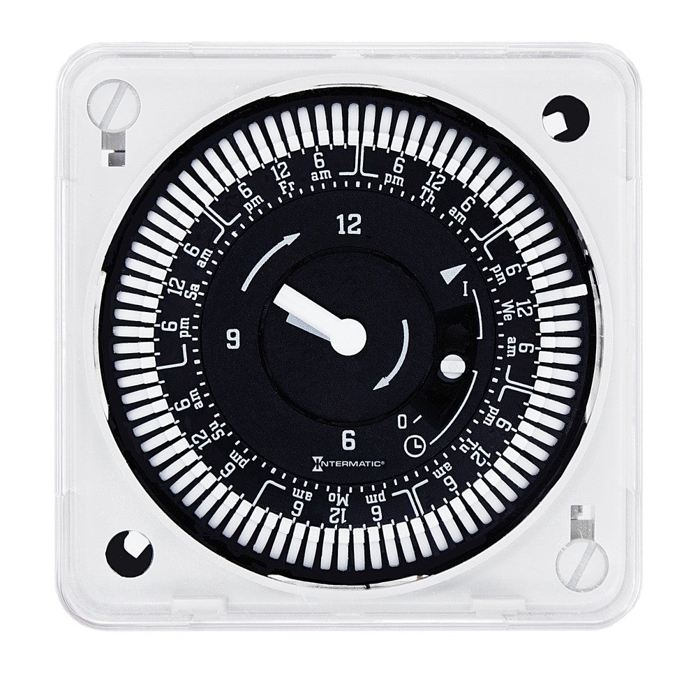 Intermatic 120V 21A 7-Day Electromechanical Flush Mount Timer Module MIL72EQWUZH-120