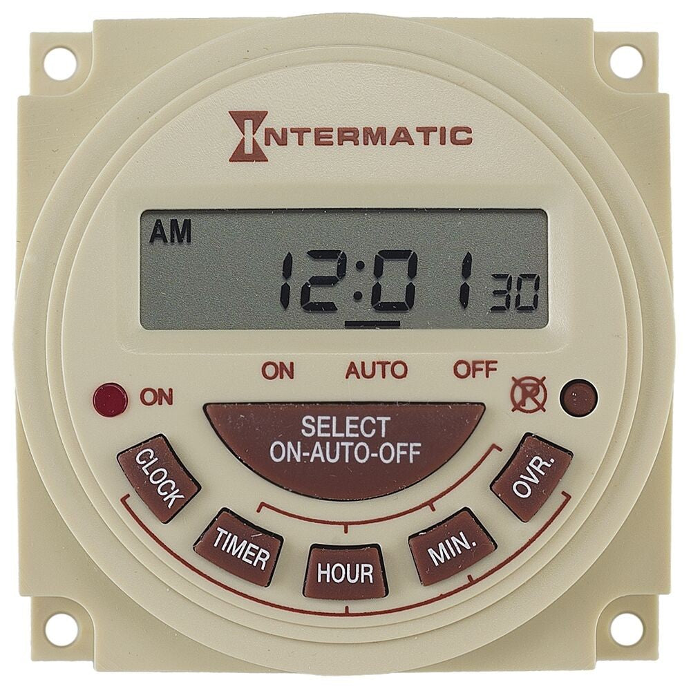 Intermatic 120V 24-Hour Electronic Panel Mount Timer Replacement Kit PB313EK
