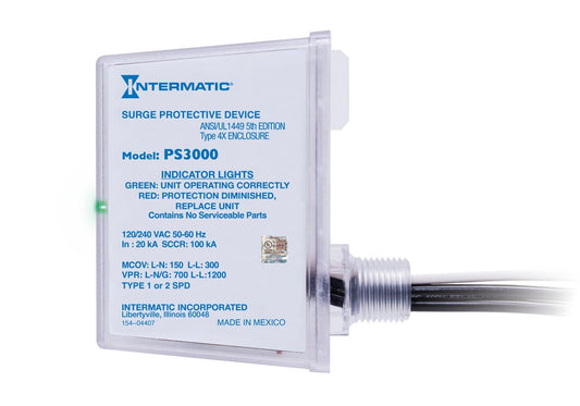 Intermatic 120/240 VAC Surge Protective Device PS3000