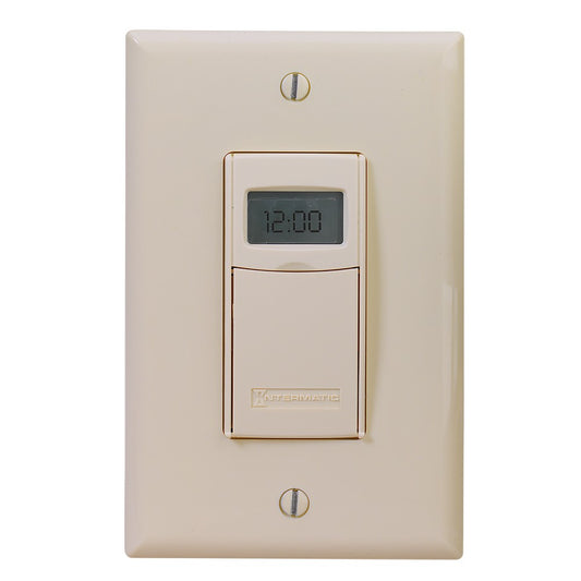 Intermatic 120-277 VAC 15A 7-Day Light Almond Programmable Timer ST01A