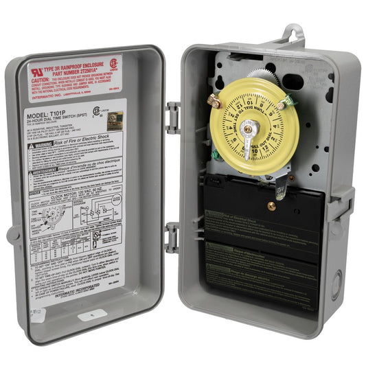 Intermatic 120 VAC 24-Hour 60HZ Mechanical Time Switch T101P