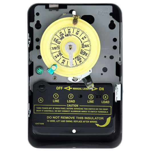 Intermatic 208-277 VAC 24-Hour 60HZ Metal Mechanical Time Switch T104-50