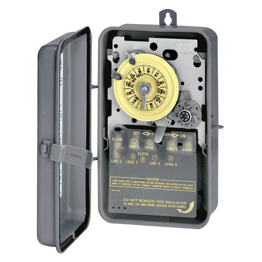 Intermatic 208-277 VAC 60Hz Outdoor Mechanical Time Switch T1472BR