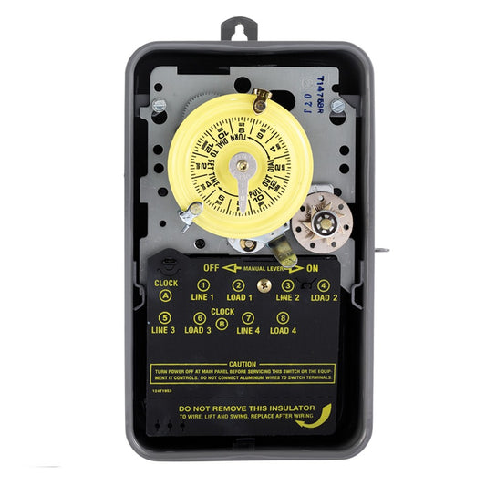 Intermatic 480 VAC 60Hz Outdoor Mechanical Time Switch T1475BR