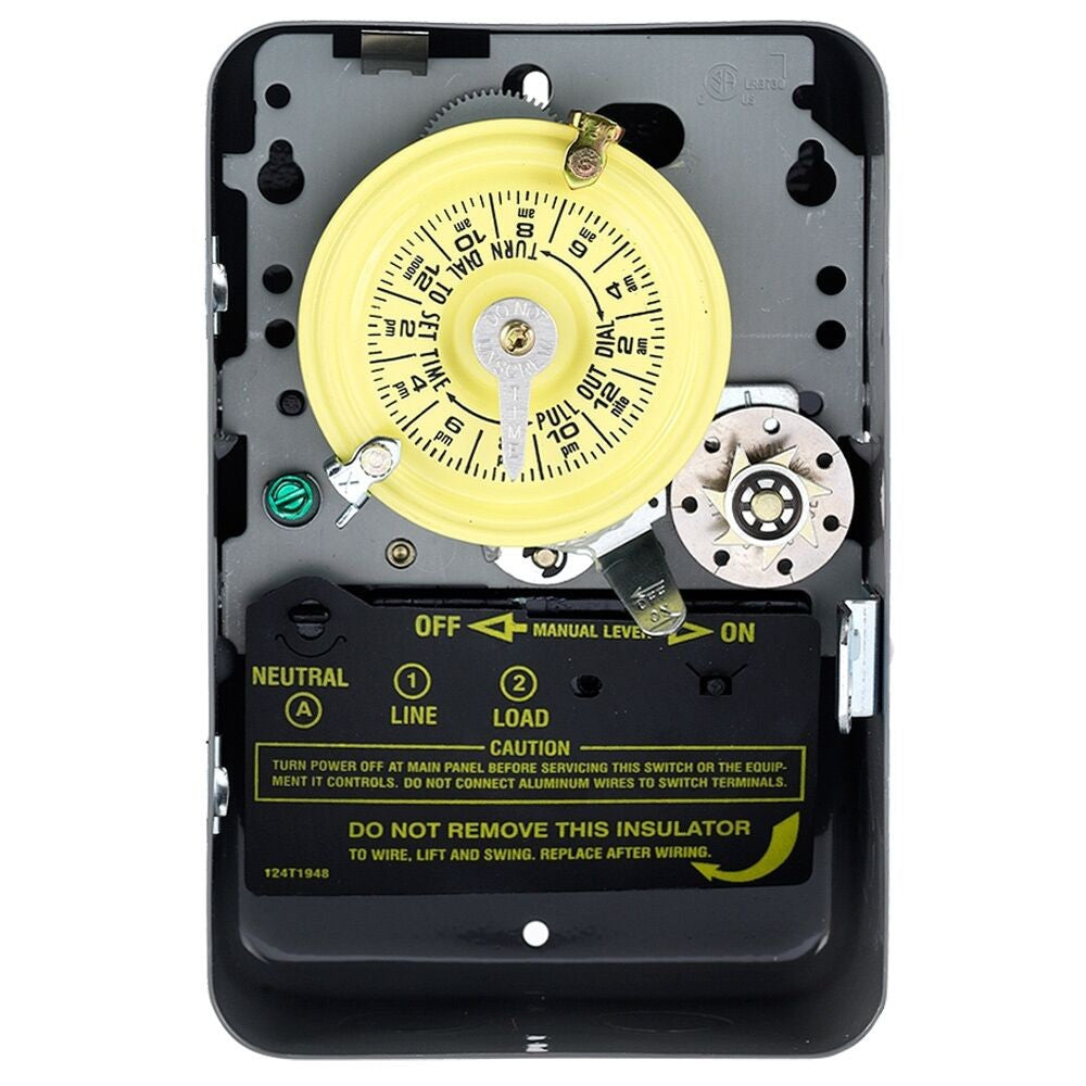 Intermatic 208-277 VAC 24-Hour 60HZ Metal Mechanical Time Switch T172
