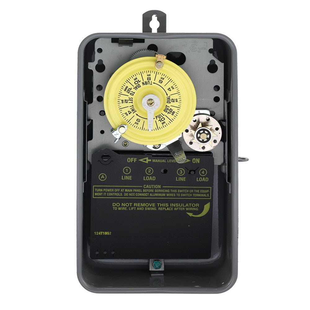 Intermatic 208-277 VAC 24-Hour 60HZ Metal Mechanical Time Switch T174R