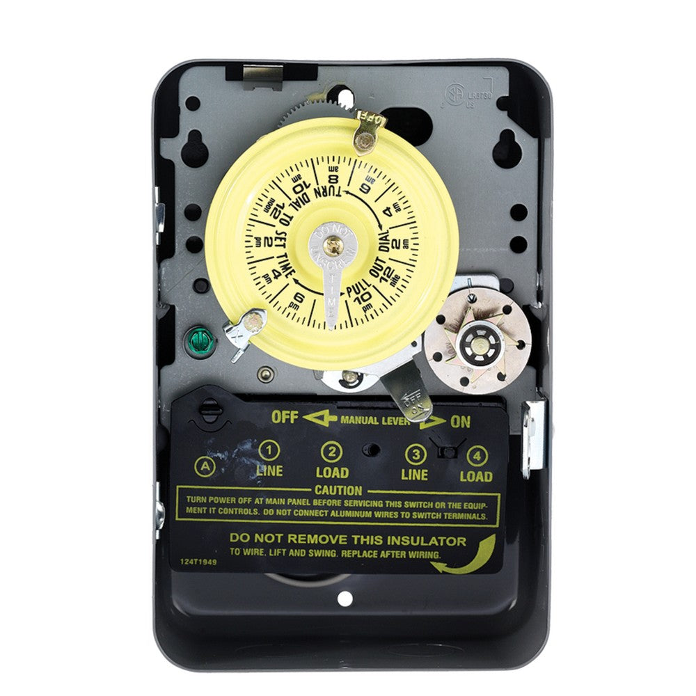 Intermatic 208-277 VAC 24-Hour 60HZ Metal Mechanical Time Switch T176