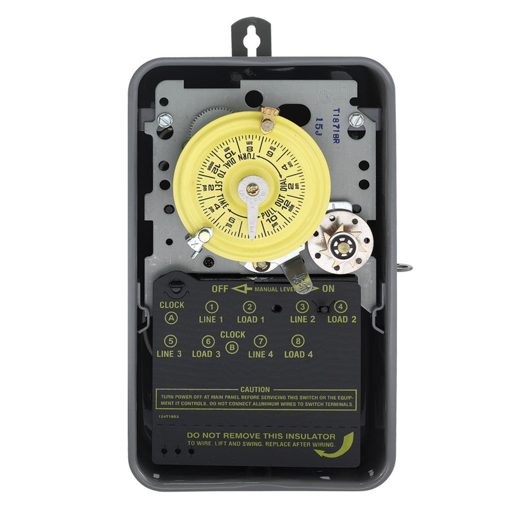 Intermatic 120 VAC 60Hz Outdoor Mechanical Time Switch T1871BR