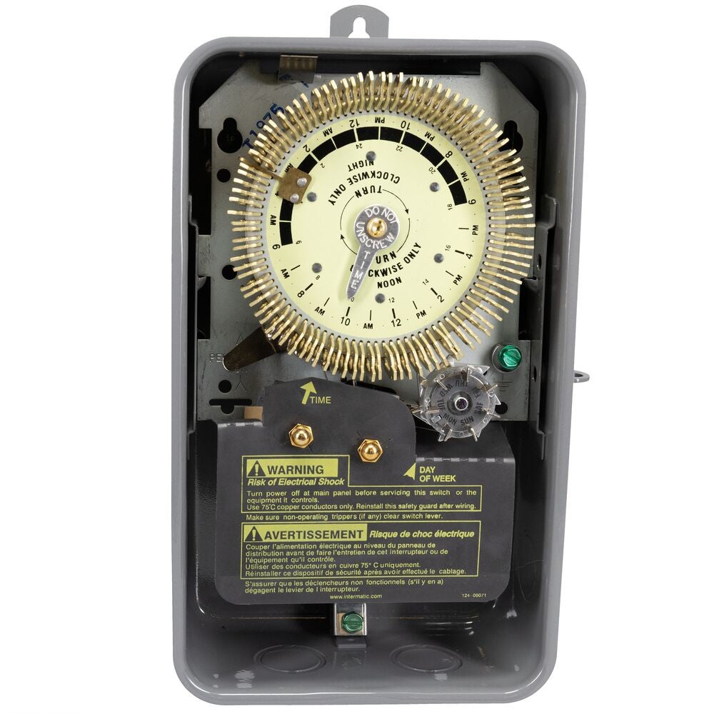 Intermatic 125 VAC 60Hz Outdoor Mechanical Time Switch T1975R