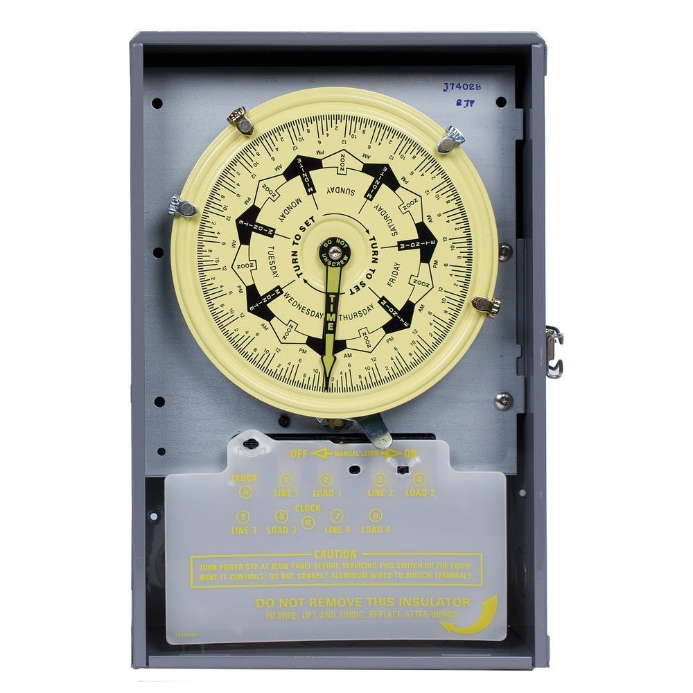 Intermatic 208-277 VAC 60Hz Indoor Mechanical Time Switch T7402B