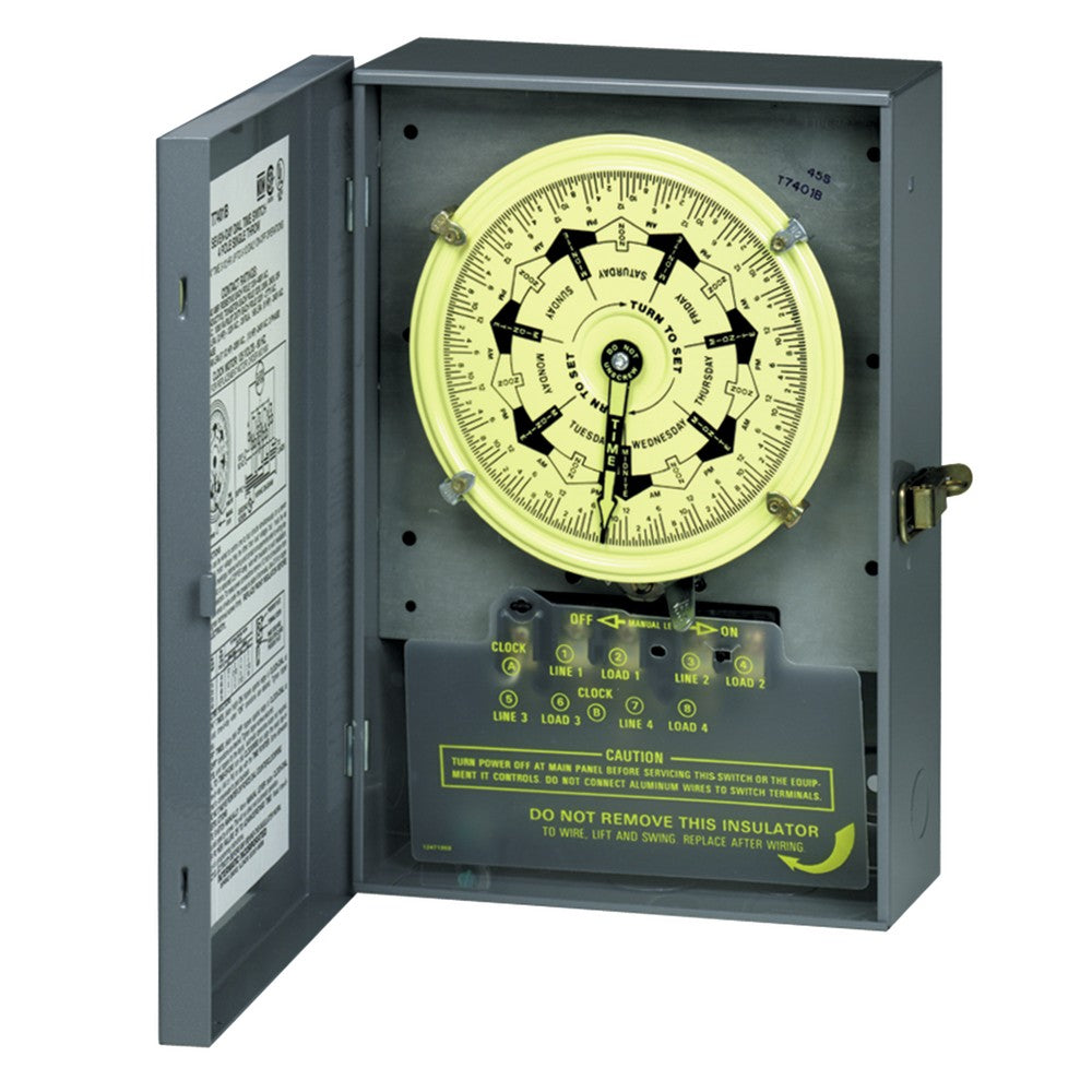 Intermatic 120 VAC 60Hz Indoor Mechanical Time Switch T7801B