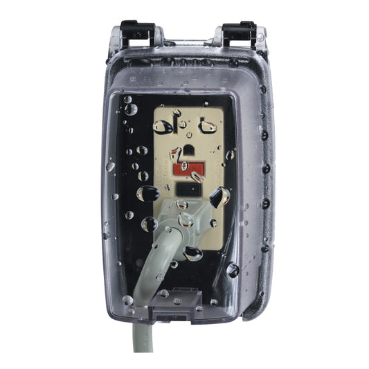 Intermatic Single-Gang 2.25" Clear In-Use Weatherproof Cover WP1000C