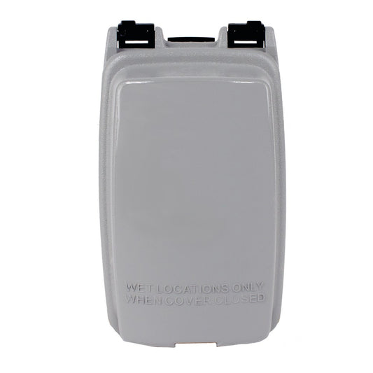 Intermatic Single-Gang 2.25" Gray In-Use Weatherproof Cover WP1000GC