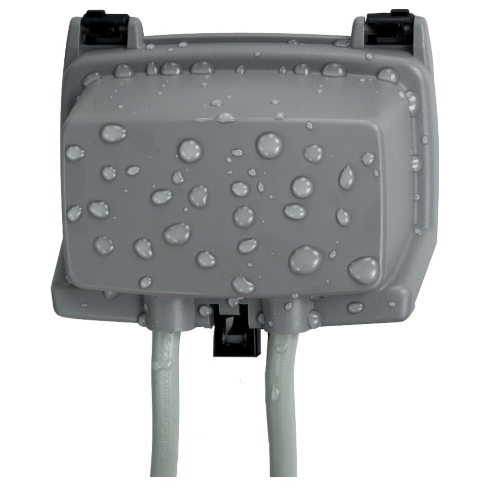 Intermatic Single-Gang 2.25" Gray In-Use Weatherproof Cover WP1000HGC