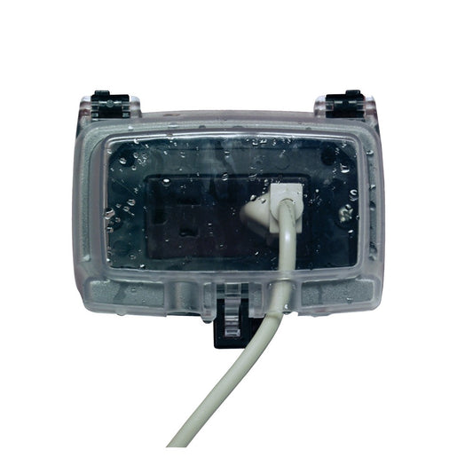 Intermatic Single-Gang 3.125" Clear In-Use Weatherproof Cover WP1010HC