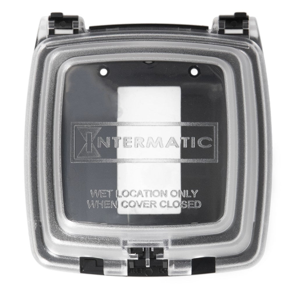 Intermatic Double-Gang 3.125" Clear In-Use Weatherproof Cover WP1030C