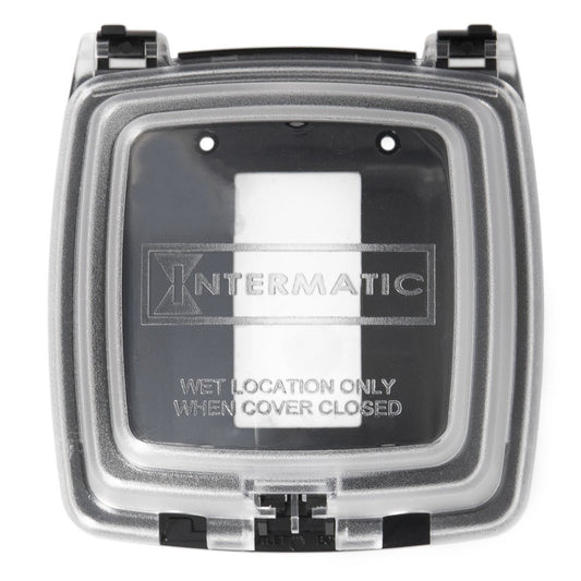 Intermatic Double-Gang 3.125" Clear In-Use Weatherproof Cover WP1030C