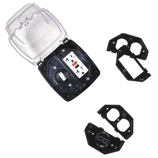 Intermatic Double-Gang 2.25" Clear In-Use Weatherproof Cover WP1220C