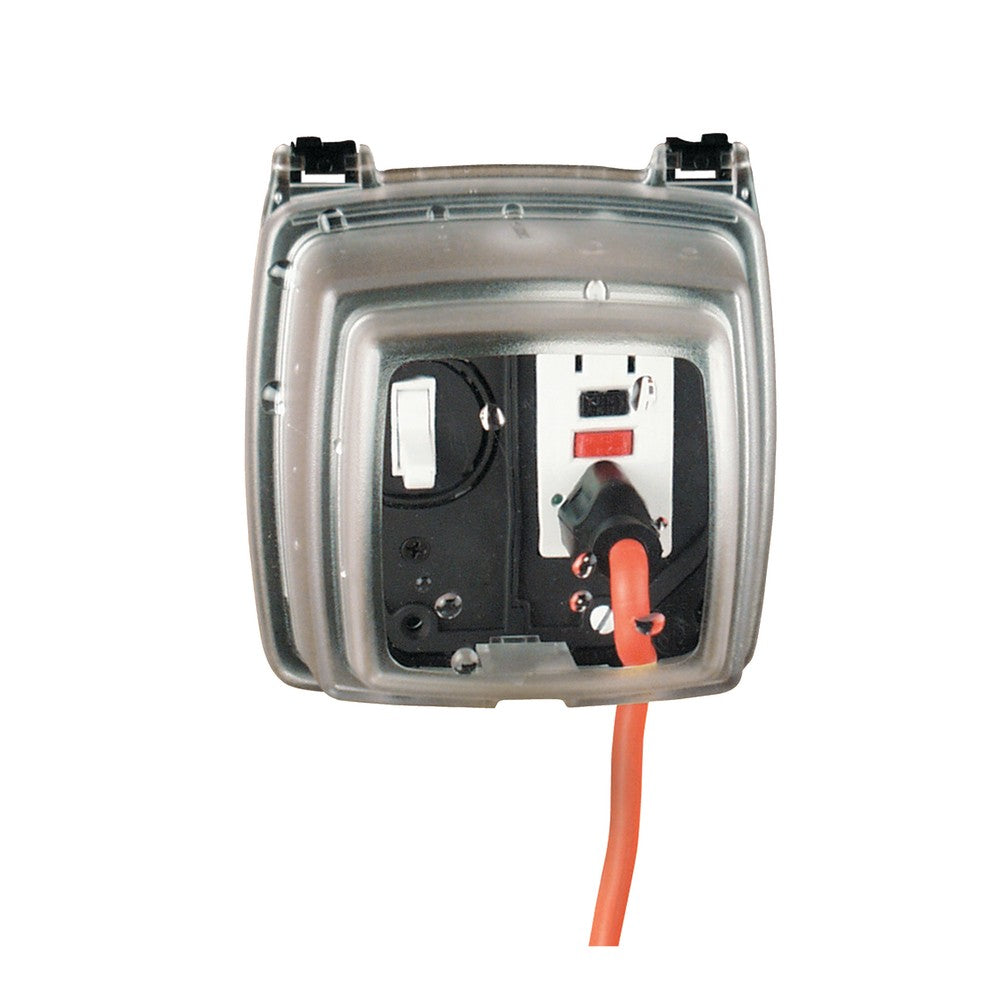 Intermatic Double-Gang 3.125" Clear In-Use Weatherproof Cover WP1230C