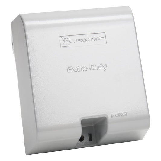 Intermatic Gray Double Gang 4.625" Die-Cast In-Use Weatherproof Cover WP1250MXD